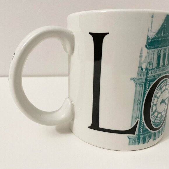 2002 Starbucks London City Mug Collector Series England Big Ben 20oz - Picture 14 of 16